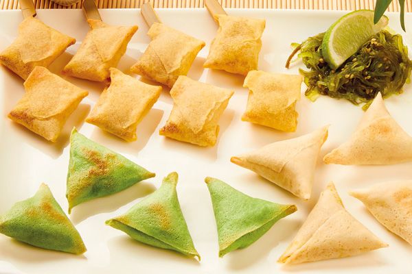 Vegetarisches Tempura mit 2 Saucen
