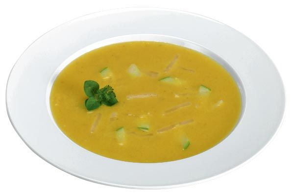 Sellerie-Apfel-Suppe mit Ingwer und Curry