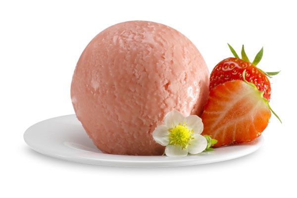 Erdbeer-Sorbet, Italienisches Eis