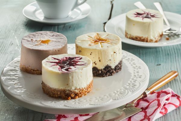 Cheesecake mit Brombeere