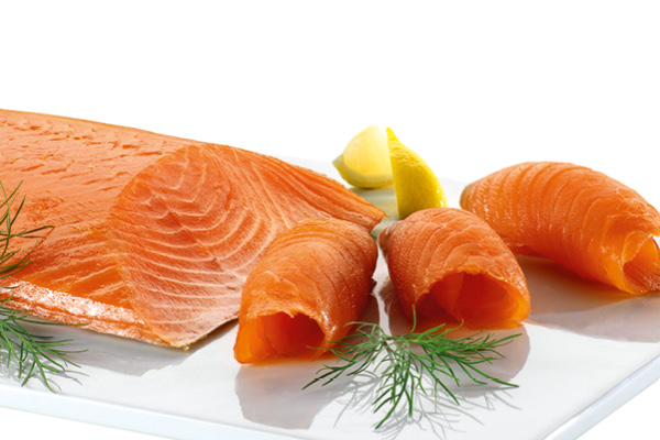 Räucherlachs 800 g, geschnitten, tiefgefroren, kaltgeräuchert online ...
