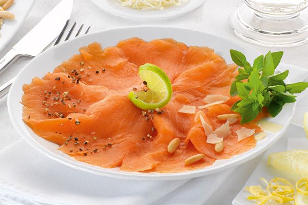 Carpaccio vom Lachs