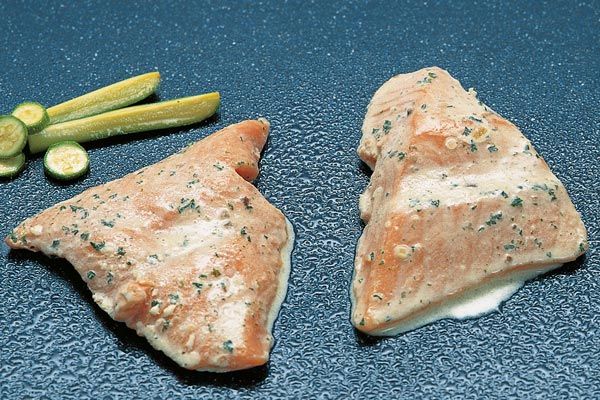 Lachs-Filet-Stücke, gewürzt