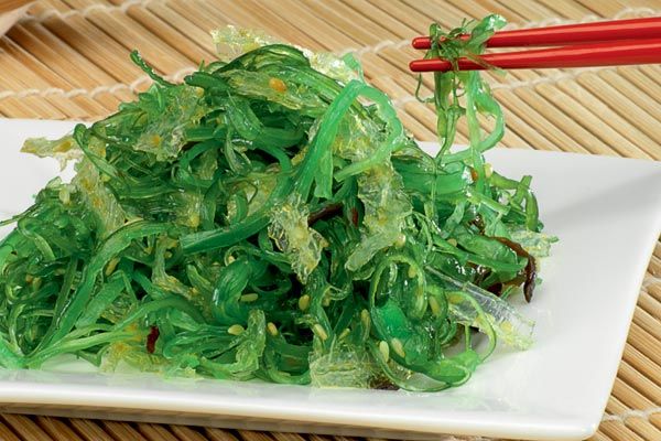 Wakame-Algensalat Sesam