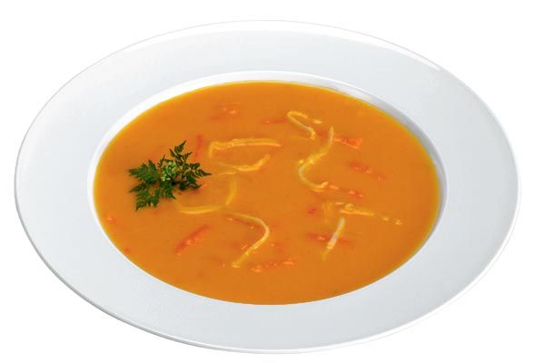 Möhren-Kokos-Suppe