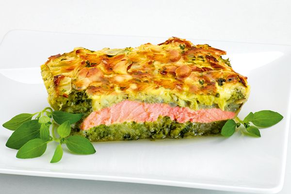 Lachs Gratin