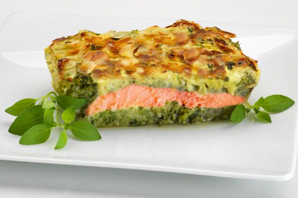 Lachs Gratin